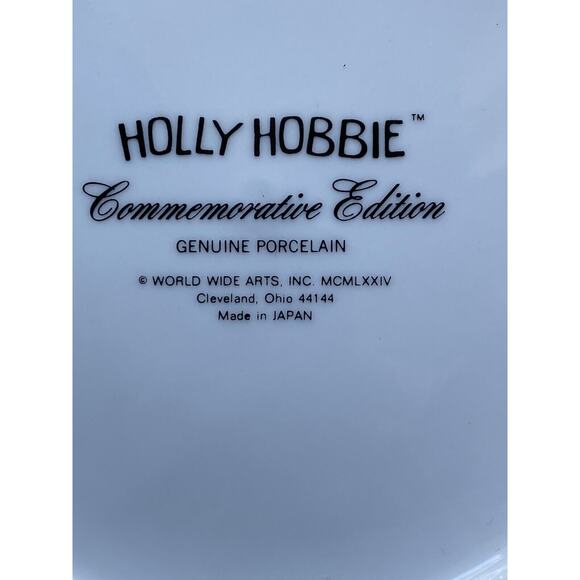 Vintage 1970s Holly Hobbie Mother s Day Plate 1974 Collectible Home Decor - Picture 4 of 5